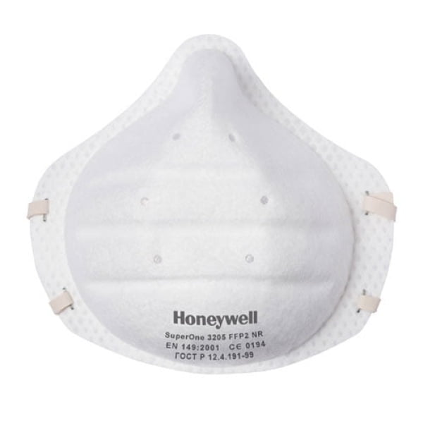 Masti protectie FFP2 tip cupa, fara supapa, 30 masti/cutie Honeywell SuperOne V1 3205