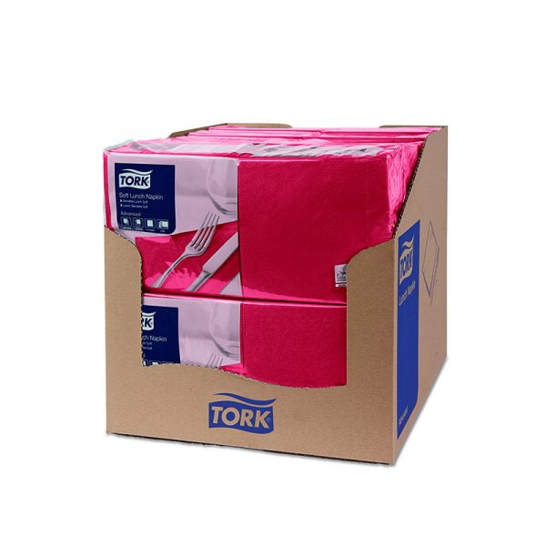 Servetele de masa Tork 477411 bordo, 3 straturi, 150 buc/pachet