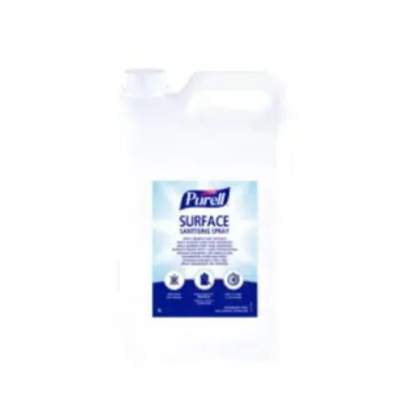 Solutie dezinfectanta pentru suprafete, fara clatire, Purell Surface Sanitising Spray Solution 32676, 5000 ml