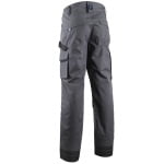 CG5ESP050_Pantaloni de lucru, talie, Escala, gri, material rezistent Ripstop, spate inaltat, genunchi preformati, tiv suplimetar 5cm, intarituri Oxford 600D, buzunare multiple_spate