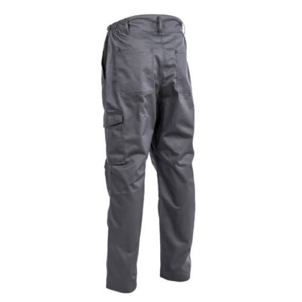 Pantaloni de lucru, talie, IRAZU, gri, 60% bumbac, 40% poliester, 300g/m², buzunare multiple, tiv suplimentar 5cm