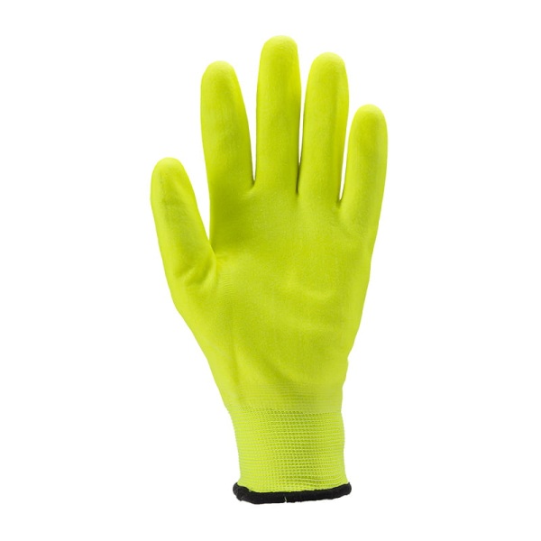 Manusi de protectie termica, EUROWINTER F100, imersate in spuma de nitril, galben Hi-Viz, impermeabile, aderente, protectie impotriva temperaturilor scazute si ridicate maxim 100°C