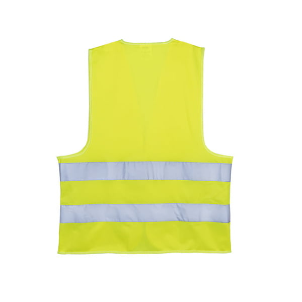 Vesta Hi-Viz, reflectorizanta Neppa, galben neon, diferite marimi, ajustabila in lateral, 2 benzi reflectorizante orizontale pe abdomen