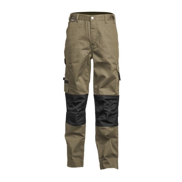 Pantaloni de lucru, talie, CLASS, maro, material rezistent Twill, genunchi preformati intariti cu Cordura 500D, tiv suplimetar 5cm, buzunare multiple, Coverguard