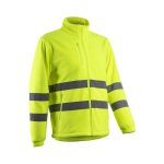 CG5RIT160_Jacheta polar Hi-Viz, Ritto, galben HV, fleece moale si calduros, confortabil, cu benzi reflectorizante, Coverguard_fata2