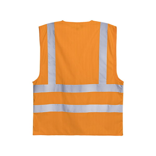 Vesta multirisc Hoder, Hi-Viz, reflectorizanta, antistatica, cu proprietati ignifuge, portocaliu,  EN ISO 20471:2013 + A1:2016, EN14116:2015, EN1149-5:2018