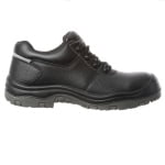 CG9FREL_Pantofi de protectie S3, SRC, Freedite, din piele integrala neagra, cu bombeu si lamela din compozit, insertie reflectorizanta pe calcai, Coverguard_lateral