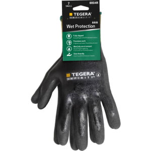 Mănuşi de protecţie la căldură pentru manipulări ușoare tegera infinity 8804r , grad protectie cat. ii, marimi 7 – 11, culoare negru,galben