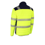 Jacheta termica Softshell FLAKE, galben HI-VIZ, Coverguard_spate