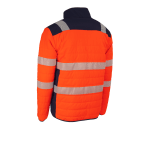 Jacheta termica Softshell FLAKE, portocaliu HI-VIZ, Coverguard_spate