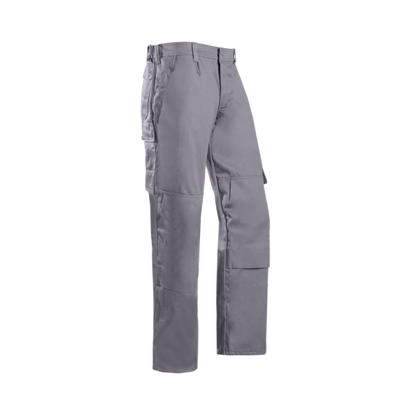 Pantaloni de lucru Sioen 011V Zarate, gri, talie, protectie impotriva arcului electric  IEC 61482-2 ;  EN ISO 11612;  EN ISO 11611 ;  EN 1149-5; EN 13034;  EN ISO 13688 : 2013