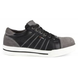 Pantofi de protectie Redbrick Slate, S3, SRC, negru/gri,  model sport, piele nubuk, captuseala Cambrelle, bombeu compozit