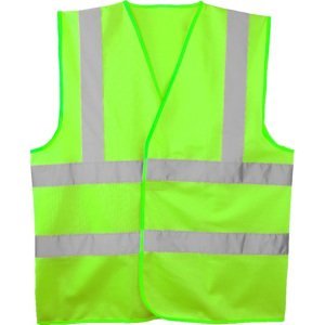 Vesta Hi-Viz, reflectorizanta Yard, verde neon, ajustabila in lateral, benzi reflectorizante orizontale si verticale