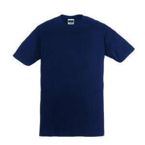 CG5HIKN - Tricou cu maneca scurta, Hike, albastru inchis_bleumarin, 100 % bumbac, guler rotund, la baza gatului