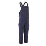 CG5IRB120_Pantalon cu pieptar IRAZU, albastru inchis, 60% bumbac, 40% poliester – 300g_m²