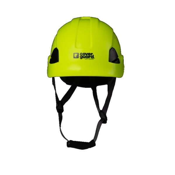 Casca de protectie pentru lucru la inaltime, ALTAI WIND, din ABS, LDPE, galben fluorescent, suspensie in 6 puncte, reglare rapida cu rotita, cu sloturi pentru lanterna si antifoane externe, rezistenta termica -30°C