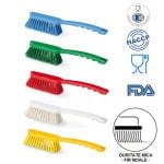 IGEAX1005S_Perie de mana cu maner mediu, duritate usoara, peri moi, rezistenta la 121°C,, autoclavare pentru industria alimentara, certificare HACCP, FDA