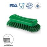 IGEAX_1001GM_Perie de mana, 23 x 10 cm, ergonomica, duritate medie, verde, rezistenta la 121 °C, autoclavare, industria alimentara, HACCP, FDA