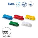 IGEAX_1001M_Perie de mana, 23 x 10 cm, ergonomica, duritate medie, rezistenta la 121 °C, autoclavare, industria alimentara, HACCP, FDA