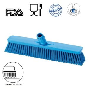 IGEAX_1009BM_Matura inclinata, duritate medie, albastra, 45 cm, termorezistenta, 121 °C, pentru industria alimentara, HACCP,FDA