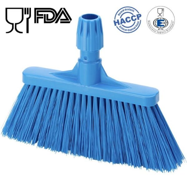 Matura inalta cu peri lungi, duritate medie, IGEAX 1011, albastra, 32 cm, termorezistenta, autoclavare la 121 °C, pentru industria alimentara, certificata HACCP, FDA