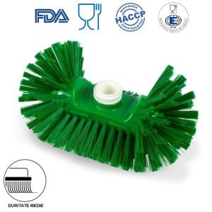 IGEAX_1018GM_Perie semirotunda, duritate medie, verde, rezistenta la 121°C, cisterne, rezervoare si containere industria alimentara, HACCP, FDA