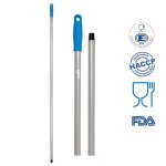 IGEAX_1023B_Coada Maner 140 cm, albastru, pentru maturi, raclete si perii IGEAX, aluminiu, 121 °C, autoclavare, industria alimentara, HACCP, FDA