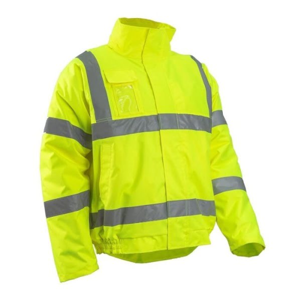 Geaca de iarna impermeabila, Soukou Fluo, Galben, Hi-Viz, benzi reflectorizante, captusita, buzunare multiple, Coverguard