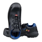 TG1268_Pantofi de protectie S3, ESD, SRC, CI, HRO, HI, JALAS HEAVY DUTY 1268, din piele hidrofuga, bombeu compozit, culoare negru,albastru_sec