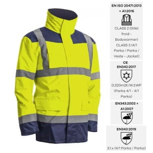 CG7KANY_Haina de lucru pentru iarna, multifunctionala, HI-VIZ, 4 in 1, reflectorizanta, impermeabila, Kanata, galben_albastru inchis , cu maneci si gluga detasabile_111