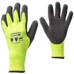 CG1LAFO_Manusi de protectie pentru iarna Hi-VIZ, EUROWINTER L20, galben-negru, imersie dubla in latex, impermeabile, flexibile, captusite, aderente in mediu umed_uscat_2