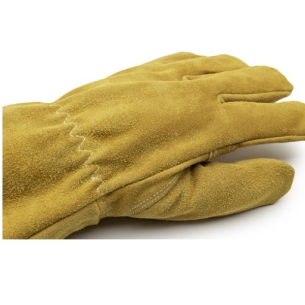 Manusi pentru sudura, EUROWELD300, din piele spalt, galbena, captusite, intaritura in palma, cusaturi cu Kevlar, protectie termica 100°C maxim 15 secunde