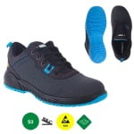 CG9RESL10_Pantofi de protectie S3, ESD, SRC, CLAW RESIST LOW, rezistenti in uz, flexibili, bombeu aluminiu, lamela antiperforatie textila