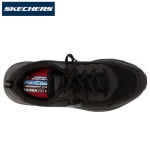 SK200021EC-BLK_Pantofi ocupationali OB FO, SRC, pentru barbati, SKECHERS Max Cushioning ELITE SR – RYTAS, negri, Relaxed Fit – constructie lata, brant Cooled Air Memory Foam_sup