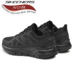 SK200025EC-BLK_Pantofi ocupationali OB, A, FO, SRC, ESD, SKECHERS ARCH FIT SR, AXTELL, usori si confortabili, cu brant pentru sustinerea arcadei talpii, flexibili in miscare, ergonomici_spate1