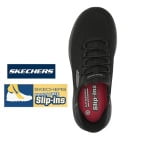 SK200205EC-BLK_Pantofi ocupationali OB FO SRC, model sport pentru barbati SKECHERS SUMMITS SR – COLSIN, Hands Free Slip-Ins, incaltare rapida, usori si confortabili_sup