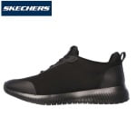 SK77222EC-BLK_Pantofi ocupationali OB E FO, SRC, model sport femei, SKECHERS SQUAD SR, negru, din material textil 3M Scotchgard, brant Memory Foam si talpa flexibila, anti-alunecare_lateral_interior