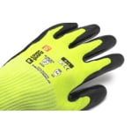 CG1CHLD00_Manusi de protectie Hi-VIZ, cu rezistenta la taiere D, Eurocut Strong L440, galben fluorescent, imersie de latex, aderenta in mediu uscat, umed, flexibile_dos_palma1