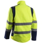 CG5HBJ160_Jachetă HI-Viz Hibana, Clasa 2, galben neon-albastru inchis, inalta vizibilitate – benzi reflectorizante, confortabila – insertii elastice, spate alungit pentru protectie_spate