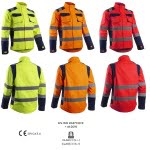 CG5HBJ_Jachetă HI-Viz Hibana, Clasa 2, inalta vizibilitate – benzi reflectorizante, confortabila – insertii elastice, spate alungit pentru protectie_variante2