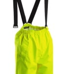 CG5HYP16_Pantaloni impermeabili HI-Viz, ploaie si vant, Hydra, vizibilitate ridicata, galben fluorescent-albastru, benzi reflectorizante_bretele