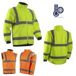 CG5KAJ160_Jacheta 2 in 1 impermeabila, Hi-Viz, impotriva temperaturilor scazute, ploii si vantului, Kazan 2in1, jacheta si vesta, galben fluorescent, captusita, maneci detasabile_princ2