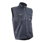 CG5NAG050_Vesta de lucru functionala, Navy Paddock II, albastru inchis-gri cu buzunare multiple, 60% bumbac, 40% poliester – 245g_m², material rezistent la uzura, Coverguard_fata