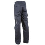 CG5NAP050_Pantaloni de lucru, Navy Paddock II, albastru inchis – portocaliu, 60% bumbac40% poliester – 245g_m², buzunare multiple, rezistenti la uzura, genunchi preformati, Coverguard_spate