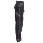 CG5ORP010_Pantaloni de lucru, talie, Orosi, negru, material rezistent Ripstop, spate inaltat, genunchi preformati, tiv suplimetar 5cm, intarituri Oxford 600D, buzunare multiple_lateral