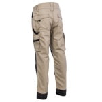 CG5ORP020_Pantaloni de lucru, talie, Orosi, bej, material rezistent Ripstop, spate inaltat, genunchi preformati, tiv suplimetar 5cm, intarituri Oxford 600D, buzunare multiple_spate