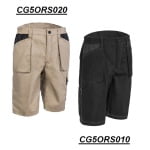 CG5ORS010_CG5ORS020_Pantaloni de lucru, tip bermude, Orosi material rezistent Ripstop, spate inaltat, pana la genunchi, intarituri Oxford 600D, buzunare multiple_variante