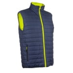 CG5YOR160_Vesta reflectorizanta, Hi-Viz, reversibila, captusita, YORU, galben-albastru, rezistenta, robusta, confortabila si functionala, impermeabila 1500mm_fata_albastru