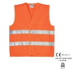 CG70230OXF_Vesta Hi-Viz portocaliu Fluo, Oxford, cu 2 benzi reflectorizante orizontale de 5 cm, poliester, gama larga de marimi_1