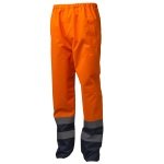 CG7HYDO_Costum impermeabil HI-Viz, ploaie si vant, Hydra, vizibilitate ridicata, portocaliu fluorescent-albastru, benzi reflectorizante, jacheta si pantaloni talie, Coverguard_pantalon